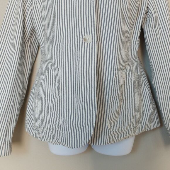Polo Jeans Co Ralph Lauren Striped Blazer Size Large - Picture 7 of 9